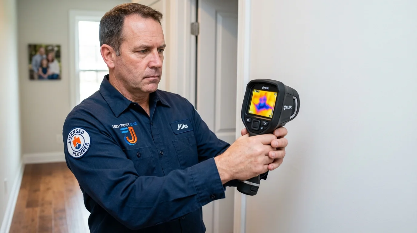 Thermal imaging leak detection by Johns Plumbing LLC in Eagle